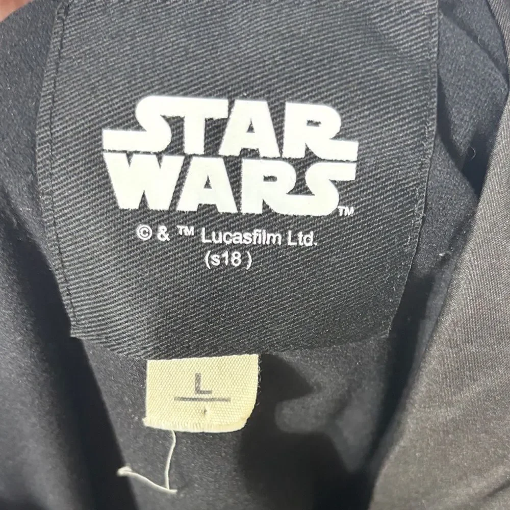 Star Wars men’s large rebel alliance flight jacket windbreaker commando Endor - Picture 3 of 4